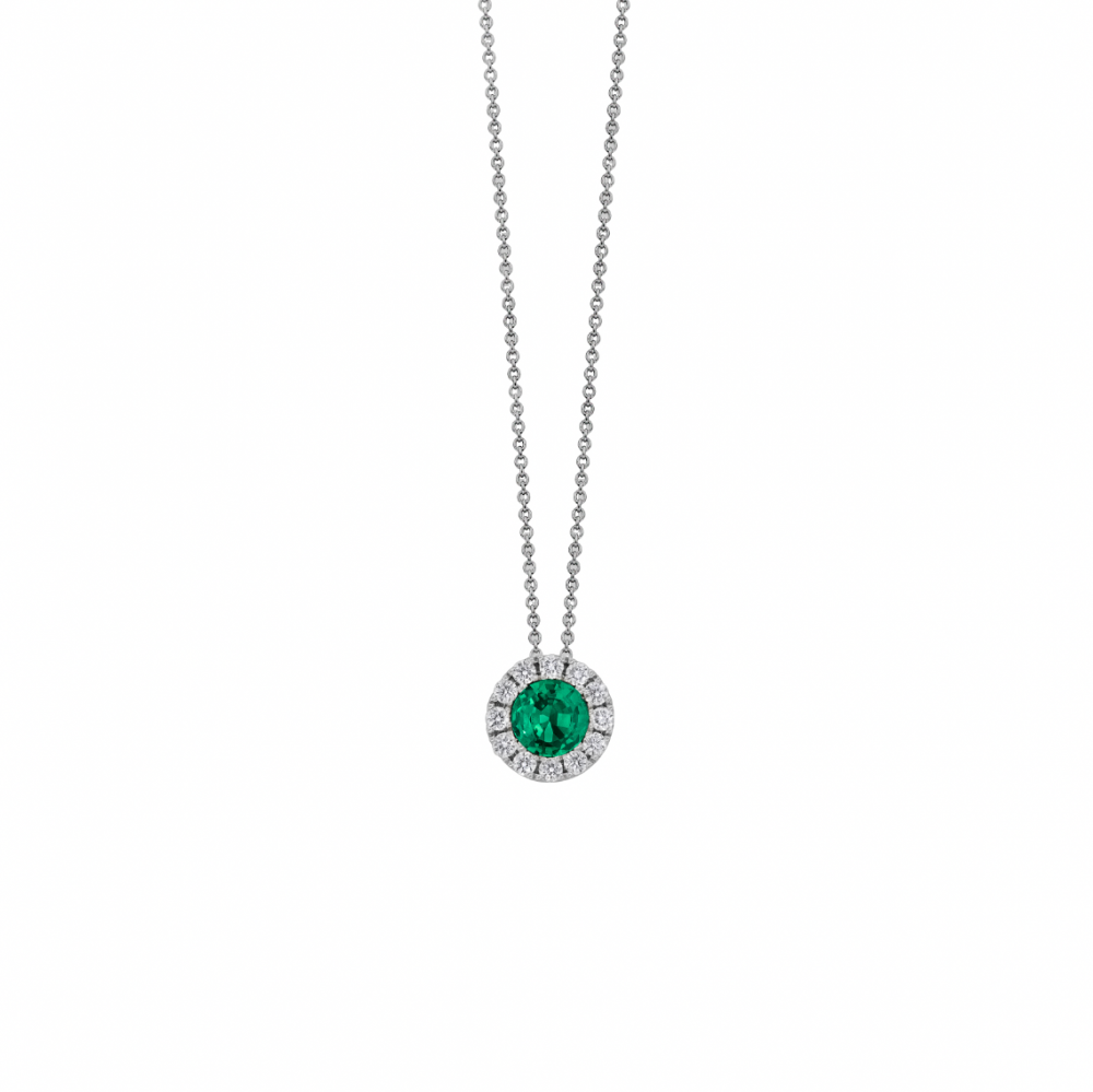 PD Collection Emerald & Diamond Necklace